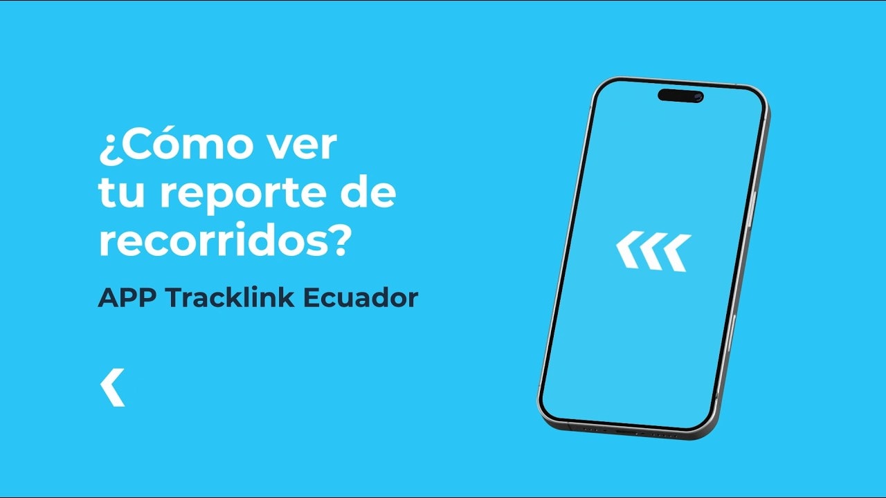 Consulta reporte de recorridos | APP Tracklink Ecuador
