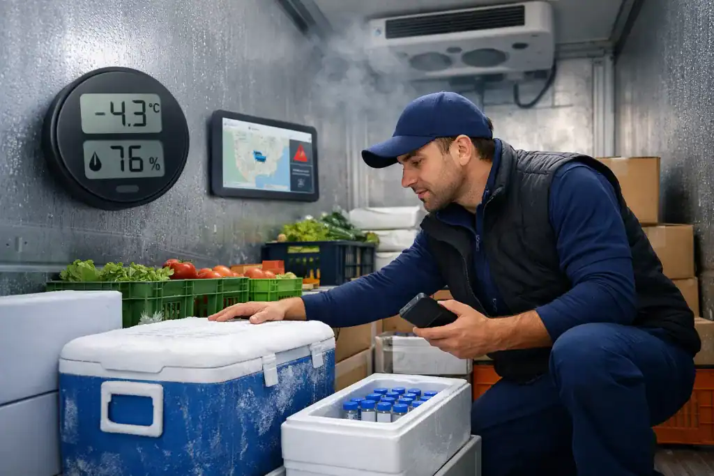 Cómo mantener la calidad de tu carga con control de temperatura y humedad