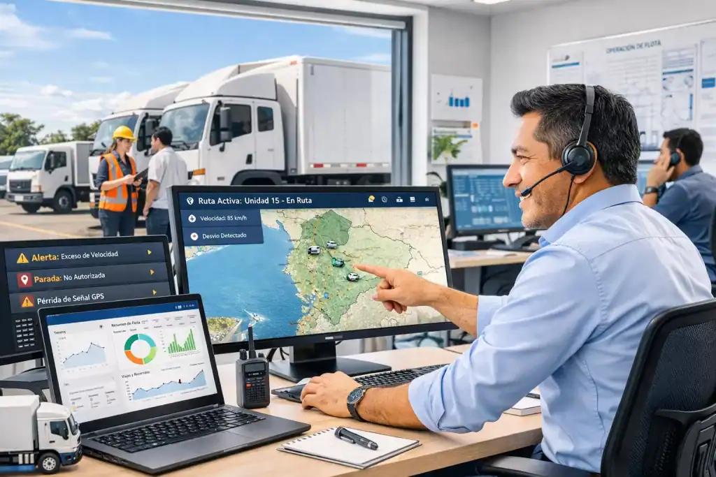 Rastreo satelital para flotas: guía completa Ecuador